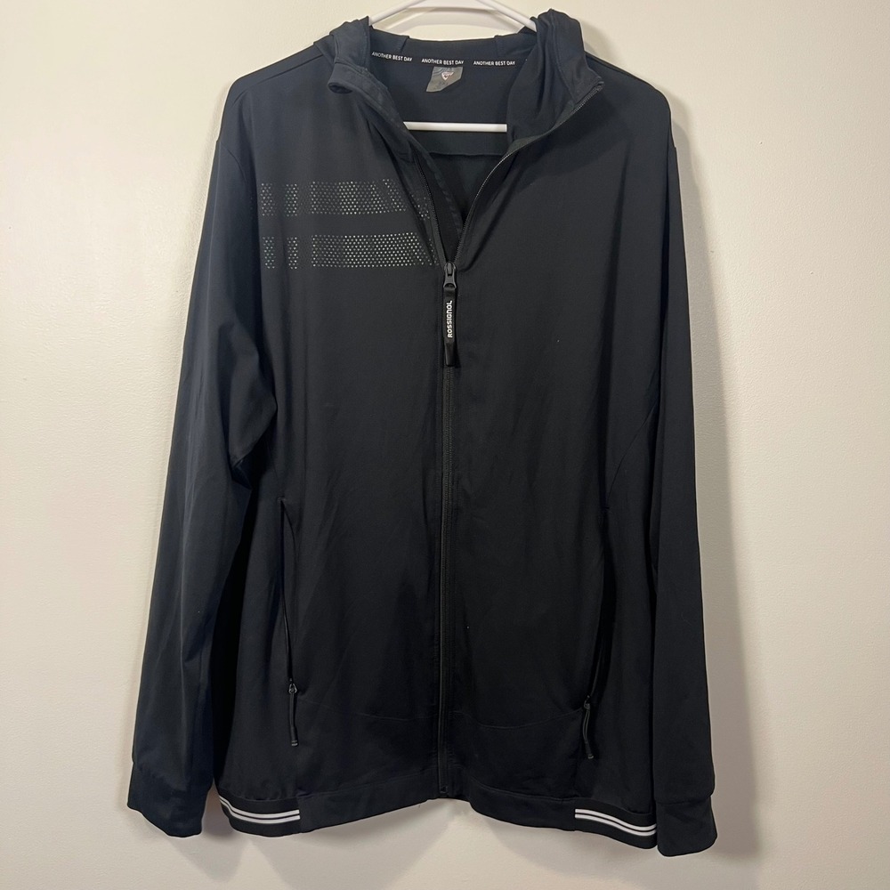 Rossignol Mens Full Zip Hooded Technical Primaloft Jacket Gorpcore Black 2XL